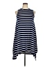 Almost Famous Stripes Blue Casual Dress Size XL - photo 1