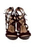 Sam Edelman Burgundy Sandals Size 6 1/2 - photo 2