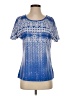 Cathy Daniels Blue Short Sleeve Top Size S - photo 1