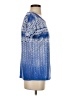 Cathy Daniels Blue Short Sleeve Top Size S - photo 4