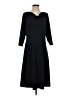 Lands' End Solid Black Casual Dress Size M - photo 1