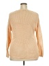 MNG 100% Cotton Tan Pullover Sweater Size 3X - photo 2