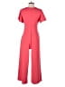 Tiana B. Solid Red Jumpsuit Size 4 - photo 2