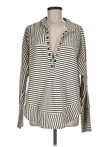 Pilcro Long Sleeve Blouse (view 1)