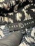 Fred David Animal Print Black Short Sleeve Blouse Size L - photo 7