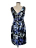 Eliza J 100% Polyester Print Blue Cocktail Dress Size 6 - photo 2