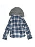 Carter's 100% Cotton Plaid Blue Jacket Size 5T - photo 2