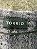 Torrid 100% Cotton Silver Cardigan Size 2X Plus (2) - photo 7