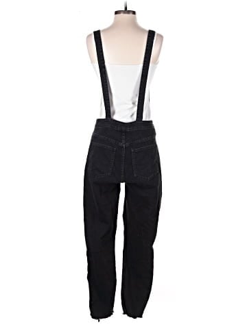Madewell Skinny Overalls in Lunar Wash (view 2)