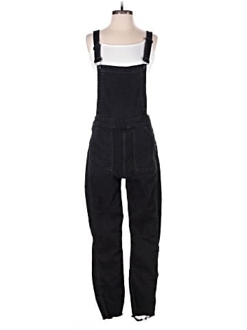 Madewell Skinny Overalls in Lunar Wash (view 1)