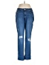 Inc Denim Hearts Blue Jeans Size 6 - photo 1