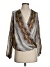 Catherine Malandrino 100% Polyester Silver 3/4 Sleeve Blouse Size XS - photo 1