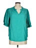 Westbound 100% Lyocell Teal 3/4 Sleeve Blouse Size M - photo 1