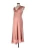 Hatch 100% Polyester Pink Tan Cocktail Dress Size Lg Maternity (3) - photo 1