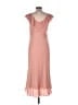 Hatch 100% Polyester Pink Tan Cocktail Dress Size Lg Maternity (3) - photo 2