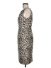 9&Co. 100% Polyester Animal Print Tan Cocktail Dress Size 6 - photo 5
