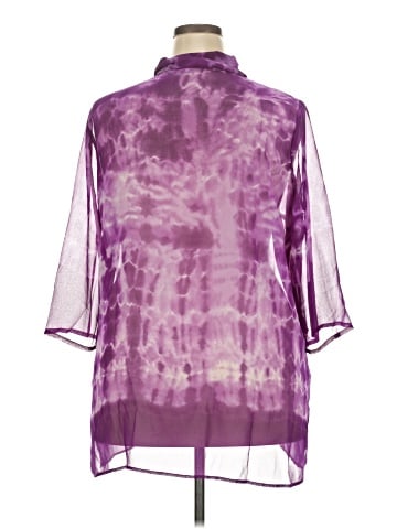 Roaman's 3/4 Sleeve Blouse (view 2)