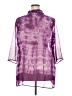 Roaman's 100% Polyester Tie-dye Purple 3/4 Sleeve Blouse Size 2X - photo 2
