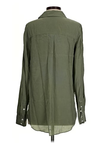 Veronica Beard Long Sleeve Silk Top (view 2)