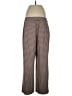 Boden Houndstooth Plaid Burgundy Brown Casual Pants Size 12R - photo 2