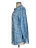 Keren Hart 100% Rayon Blue Long Sleeve Blouse Size S - photo 5