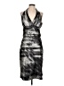 JS Collections Graphic Gray Cocktail Dress Size 10 - photo 1