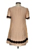 Twelve by Twelve 100% Silk Tan Short Sleeve Silk Top Size S - photo 2