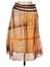 Mlle Gabrielle 100% Polyester Graphic Orange Casual Skirt Size 6 - photo 1