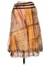 Mlle Gabrielle 100% Polyester Graphic Orange Casual Skirt Size 6 - photo 2