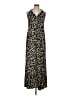 Dana Buchman Animal Print Brown Casual Dress Size L - photo 1