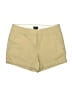 J.Crew Factory Store 100% Cotton Solid Tan Khaki Shorts Size 0 - photo 1