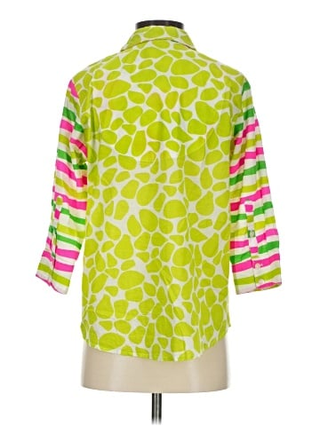 Gretchen Scott Designs 3/4 Sleeve Button-Down Shirt (view 2)