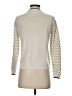 Weekend Max Mara 100% Cotton Polka Dots Ivory Pullover Sweater Size XS - photo 2
