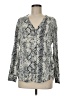 Soft Joie Silver Long Sleeve Blouse Size M - photo 1