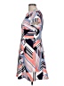 Vince Camuto Graphic Blue Casual Dress Size 12 (petite) - photo 5
