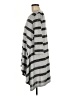 Fever Stripes Gray Casual Dress Size M - photo 5