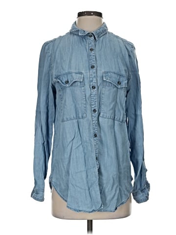 Pilcro by Anthropologie Long Sleeve Button-Down Shirt (view 1)