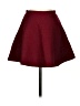 Forever 21 100% Polyester Solid Burgundy Formal Skirt Size XS - photo 1