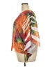 Moa Moa 100% Polyester Tie-dye Orange 3/4 Sleeve Blouse Size 2X - photo 5