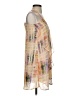 Xhilaration 100% Polyester Print Yellow Tan Cocktail Dress Size XS - photo 4