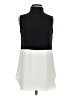 Black Label by Chico's 100% Polyester Black Sleeveless Blouse Size S - photo 1