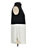 Black Label by Chico's 100% Polyester Black Sleeveless Blouse Size S - photo 4