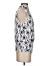 White House Black Market Silver Sleeveless Blouse Size S - photo 4