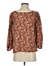 Sam Edelman Multi Color Brown 3/4 Sleeve Blouse Size S - photo 1