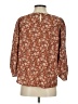 Sam Edelman Multi Color Brown 3/4 Sleeve Blouse Size S - photo 2