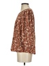 Sam Edelman Multi Color Brown 3/4 Sleeve Blouse Size S - photo 5