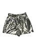 Zara TRF Metallic Silver Shorts Size M - photo 1