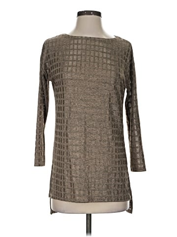 Zara W&B Collection 3/4 Sleeve Top (view 1)