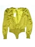 Lovers + Friends 100% Polyester Yellow Long Sleeve Blouse Size M - photo 1