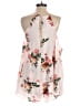 Selfie Leslie 100% Polyester White Pink Romper Size S - photo 2